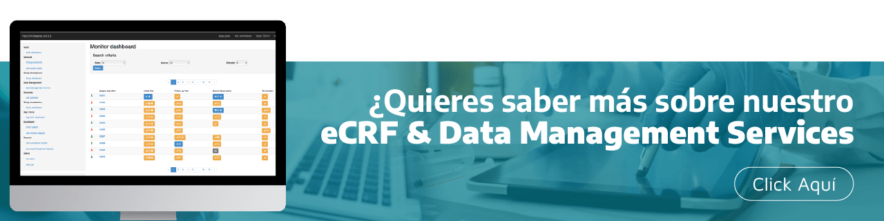 eCRF - clinical data management - electronic data capture