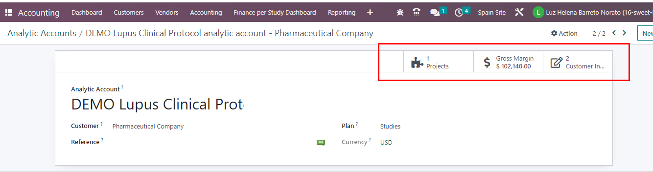 Billing Analytic Accounts